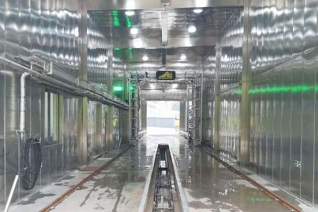 美聯(lián)車(chē)輛洗消中心在天圣集團建成